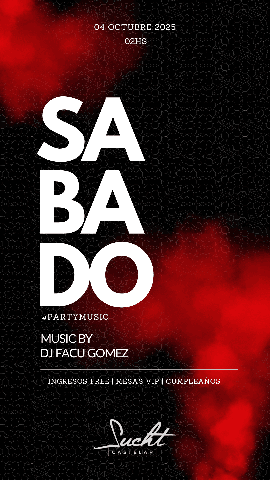 Flyer de 04.10 # Sabado de SUCHT!