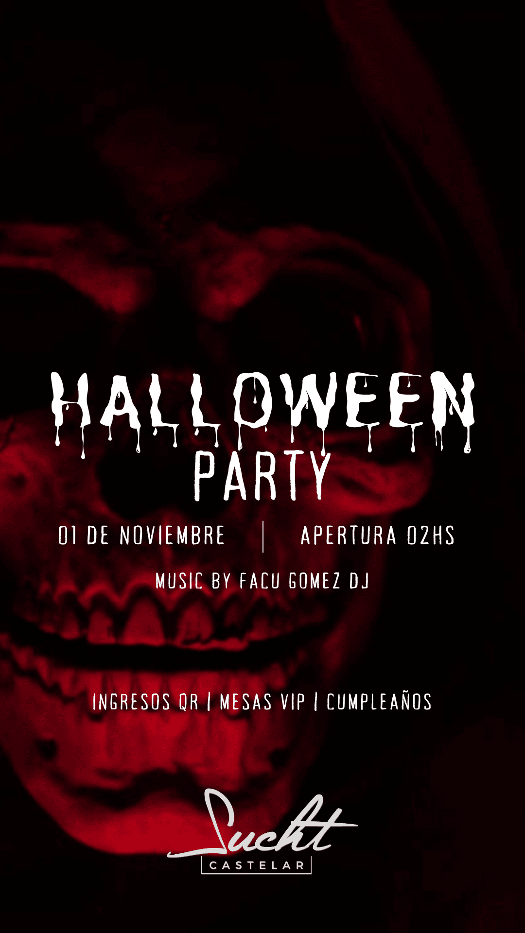 Flyer de 💀 Sucht presenta: HALLOWEEN PARTY OFICIAL 🎃