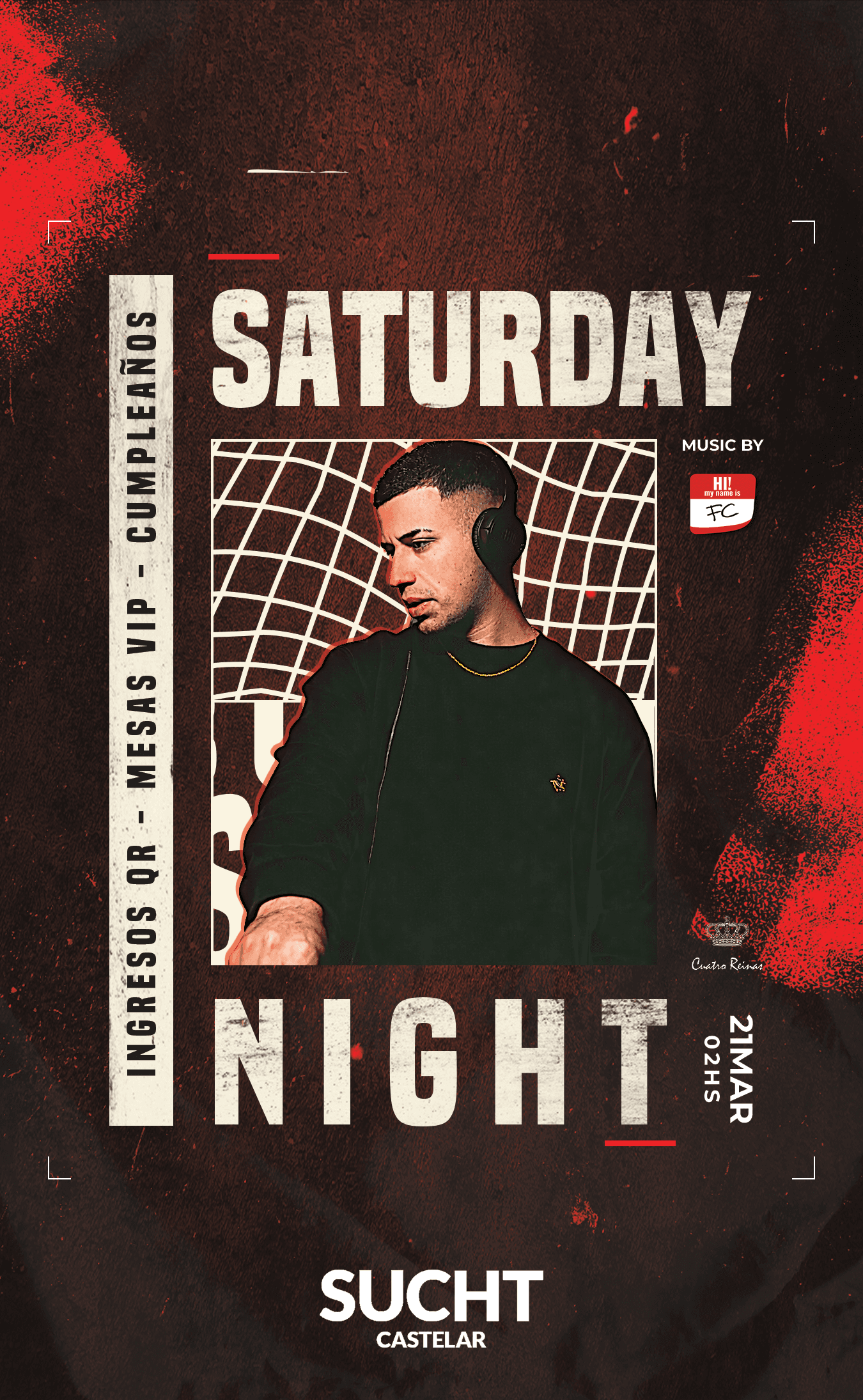 Flyer de 21.03 # Sábado de SUCHT 🥳