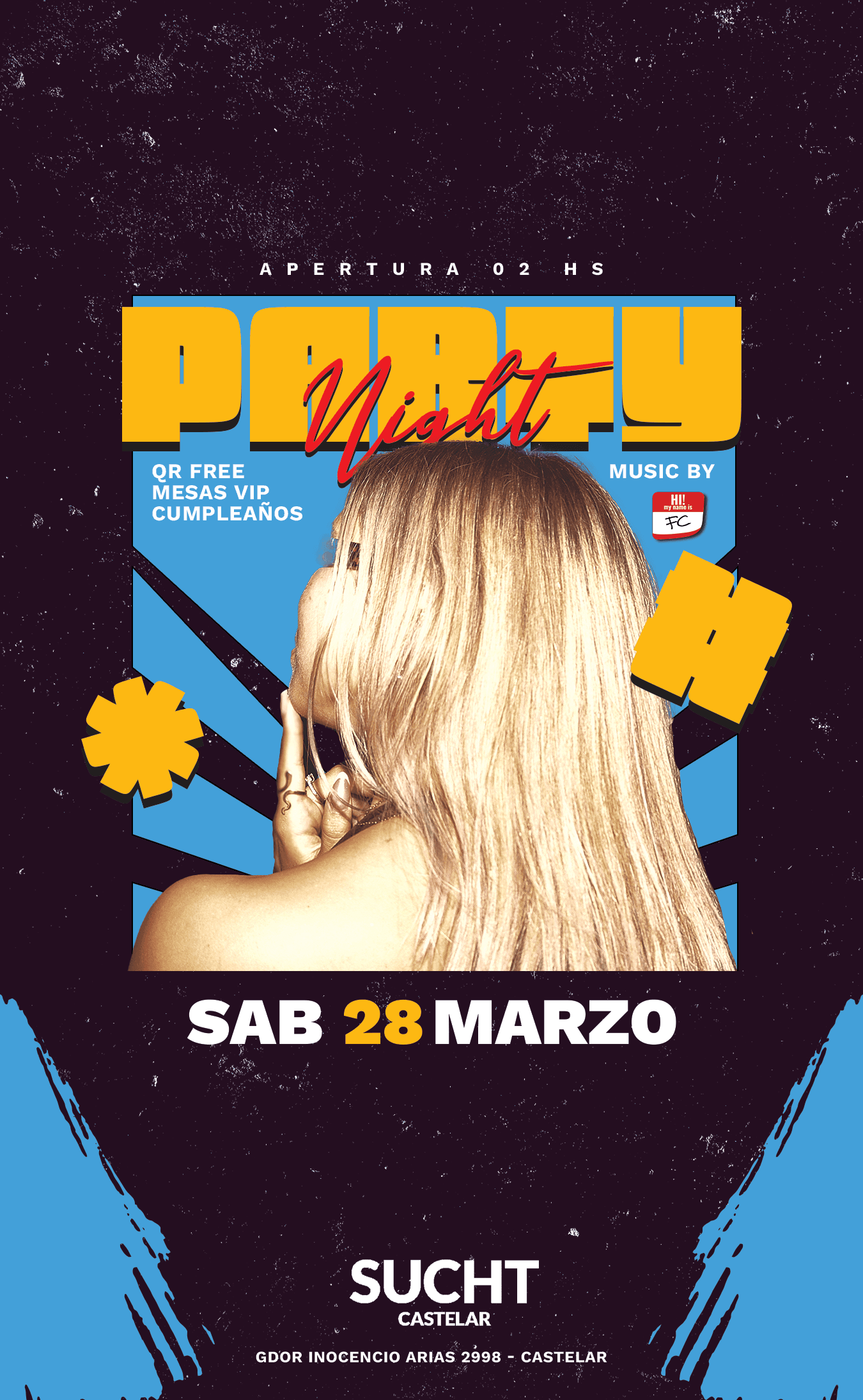 Flyer de 28.03 #SabadodeSUCHT!